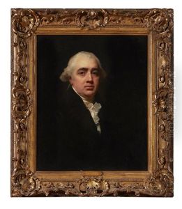 Half Length Portrait Of Dr. James Hamilton by Sir Henry Raeburn