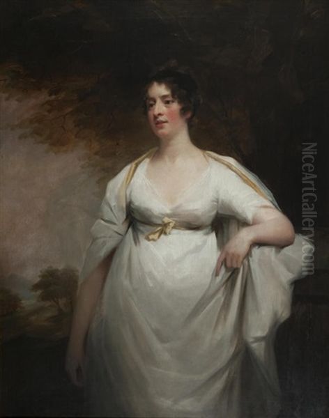 Three-quarter Length Portrait Of Mrs Helen Grahame (nee Geddes) Of Whitehill - view 1