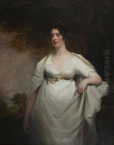 Three-quarter Length Portrait Of Mrs Helen Grahame (nee Geddes) Of Whitehill