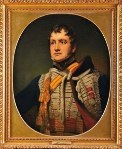 Portait En Buste De Sir John Scott Douglas