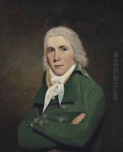 Portrait Of Sir Alexander Wood, Half-length, In A Green Coat And White Cravat by Sir Henry Raeburn