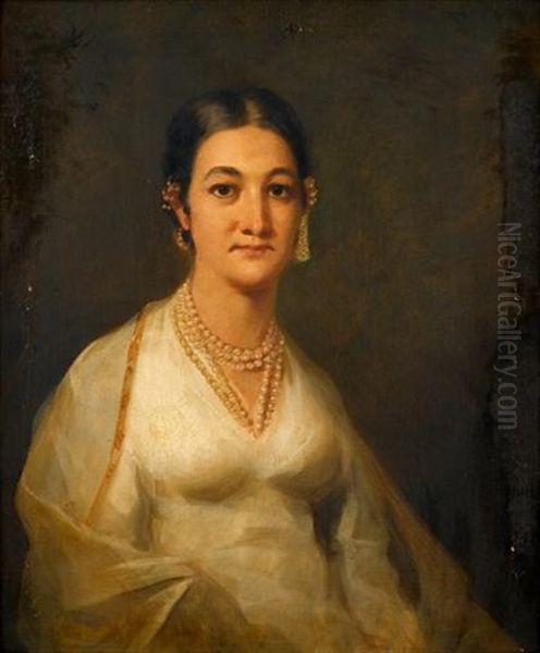 Portrait Of A Young Indian Woman - view 1