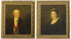 Portrait Of William Keith-falconera Scotia (+ Portrait Of Maria, Countess Of Kintore (1170-1826); 2 Works)