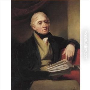 Portrait Of Sir Henry Steuart Of Allanton, Scotland by Sir Henry Raeburn