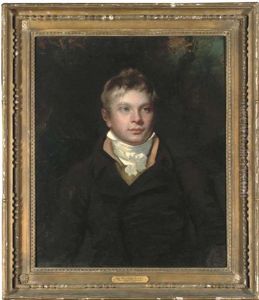 Portrait Of A Boy, Traditionally Identified As Sir Walter Scott, Half-length, In A Brown Coat And White Cravat by Sir Henry Raeburn