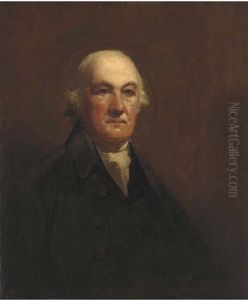 Portrait Of A Gentleman, Half-length, In A Dark Green Coat And White Cravat by Sir Henry Raeburn