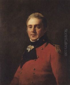 Portrait Of An Officer In A Red Coat by Sir Henry Raeburn