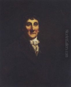 Portrait Of A Gentleman, Formerly Identified As Henry Mackenzie Esq., In A Brown Coat And White Cravatte by Sir Henry Raeburn