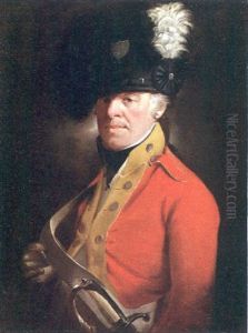 Portrait Of An Officer In Military Uniform by Sir Henry Raeburn