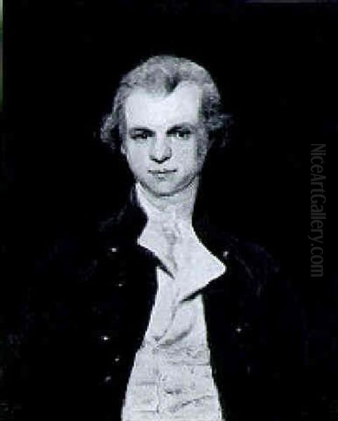 Portrait Of Edmund Burke, Half Length, Wearing A Cream Waistcoat And A Red Jacket - view 1