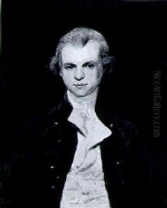 Portrait Of Edmund Burke, Half Length, Wearing A Cream Waistcoat And A Red Jacket