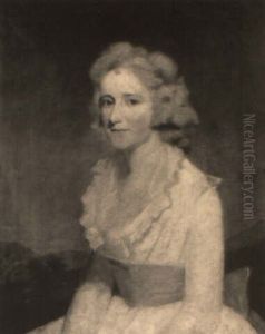 Portrait Of Mrs. David Pearson, Nee Charlotte Cowan In A White Dress Portrait Of Mrs. David Pearson, Nee Charlotte Cowan In A White Dress