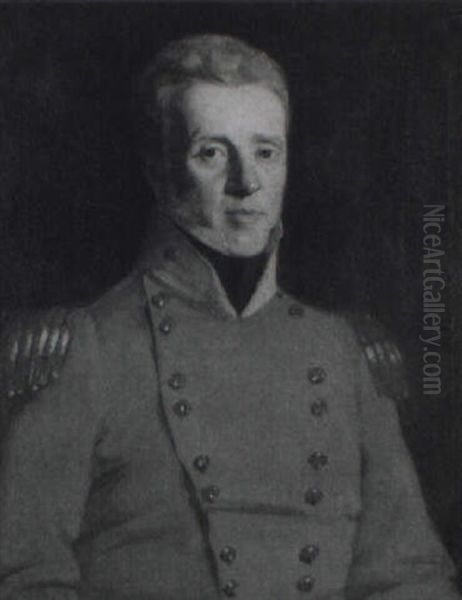 Portrait Of An Officer (col. Townsend?) Wearing Mess Uniform - view 1