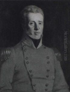 Portrait Of An Officer (col. Townsend?) Wearing Mess Uniform by Sir Henry Raeburn