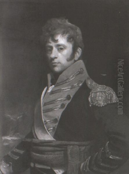 Portrait Of A Gentleman In Military Uniform - view 1