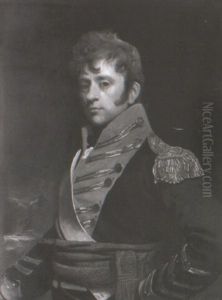Portrait Of A Gentleman In Military Uniform by Sir Henry Raeburn