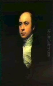Portrait Of Sir Francis Chantrey, Bust Length In A          Dark Jacket And White Cravat