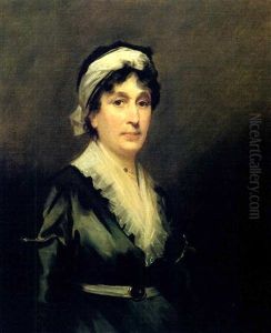 Portrait Of Catherine Ochiltree, Lady Menzies, Wearing A Blue Dress