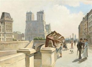 Notre Dame De Paris, Vue Du Quai Saint-michel