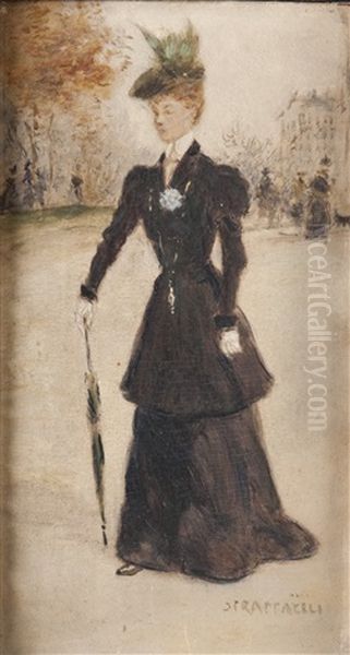 Portrait D"une Elegante Dans Les Rues De Paris - view 1