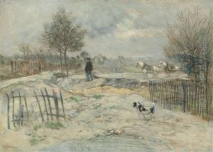 En Hiver - Le Cantonnier