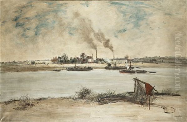 Les Berges De La Seine Pres De Paris - view 1
