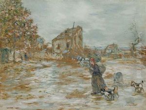 Banlieue De Paris by Jean Francois Raffaelli