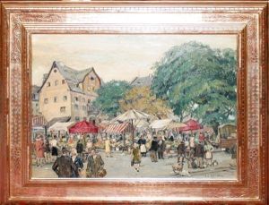 Street Scene by Jean Francois Raffaelli