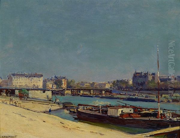 Vue Sur La Rive Droite De La Seine, Paris - view 1