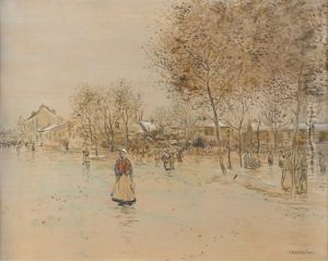 Vue De Gennevilliers by Jean Francois Raffaelli