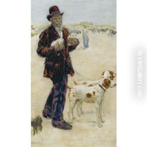 Man Walking Dogs