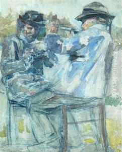 Les Joueurs De Bombarde by Jean Francois Raffaelli
