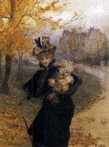 Ritratto Di Signora In Un Parco