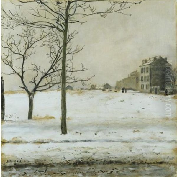 Montmartre Under Snow - view 1