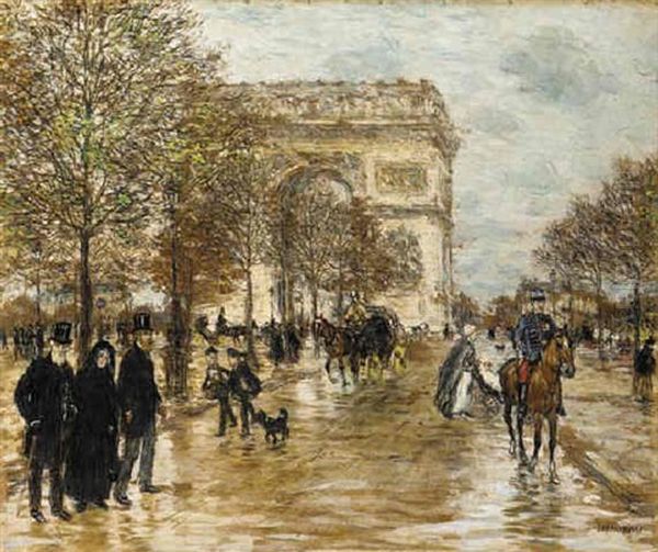 L'arc De Triomphe - view 1