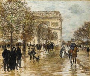 L'arc De Triomphe by Jean Francois Raffaelli