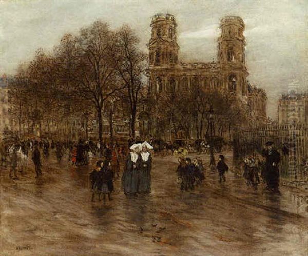 Place St. Sulpice, Paris - view 1
