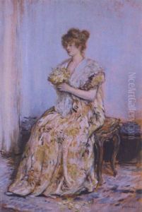 The Bouquet by Jean Francois Raffaelli