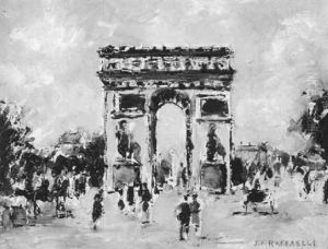 Arc De Triomphe by Jean Francois Raffaelli