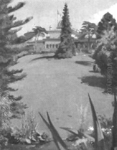 Parklandschaft Mit Palastanlage by Jean Francois Raffaelli