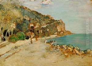 View Of The Coast Of Southern France by Jean Francois Raffaelli