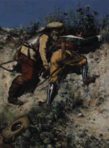 Brigands A L'affut by Jean Francois Raffaelli