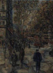 Champs-elysees by Jean Francois Raffaelli