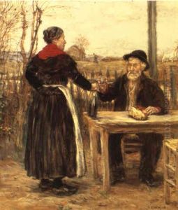 Peasant Couple by Jean Francois Raffaelli