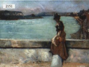 Woman Of The Promenade by Jean Francois Raffaelli