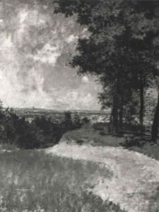 Paysage Au Bouquet D'arbres by Jean Francois Raffaelli