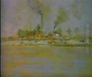 The Outskirts Of Paris by Jean Francois Raffaelli