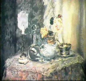 Nature Morte Aux Roses by Jean Francois Raffaelli