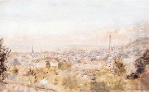 Honfleur, Vue De La Cote De Grace by Jean Francois Raffaelli