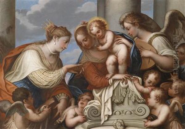 The Mystical Marriage Of St. Catherine - view 1